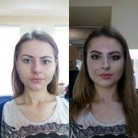 Makeup For Asymmetrical Eyes Before And After
